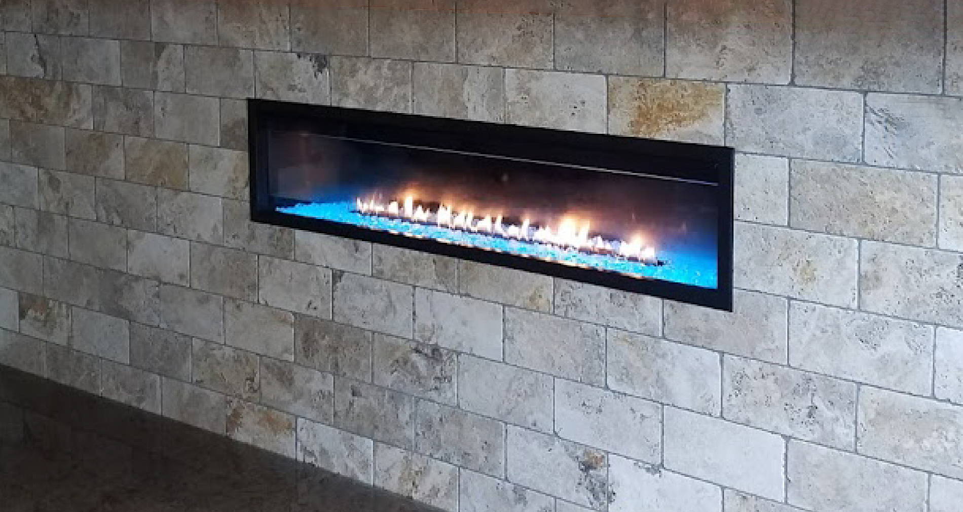 Fireplace renovation before and after
